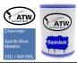 Preview: Chevrolet, Sports Blue Metallic, 33U / WA156L: 500ml Lackdose, von ATW Autoteile West.